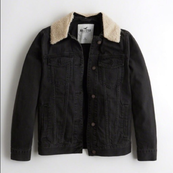 hollister stretch denim trucker jacket